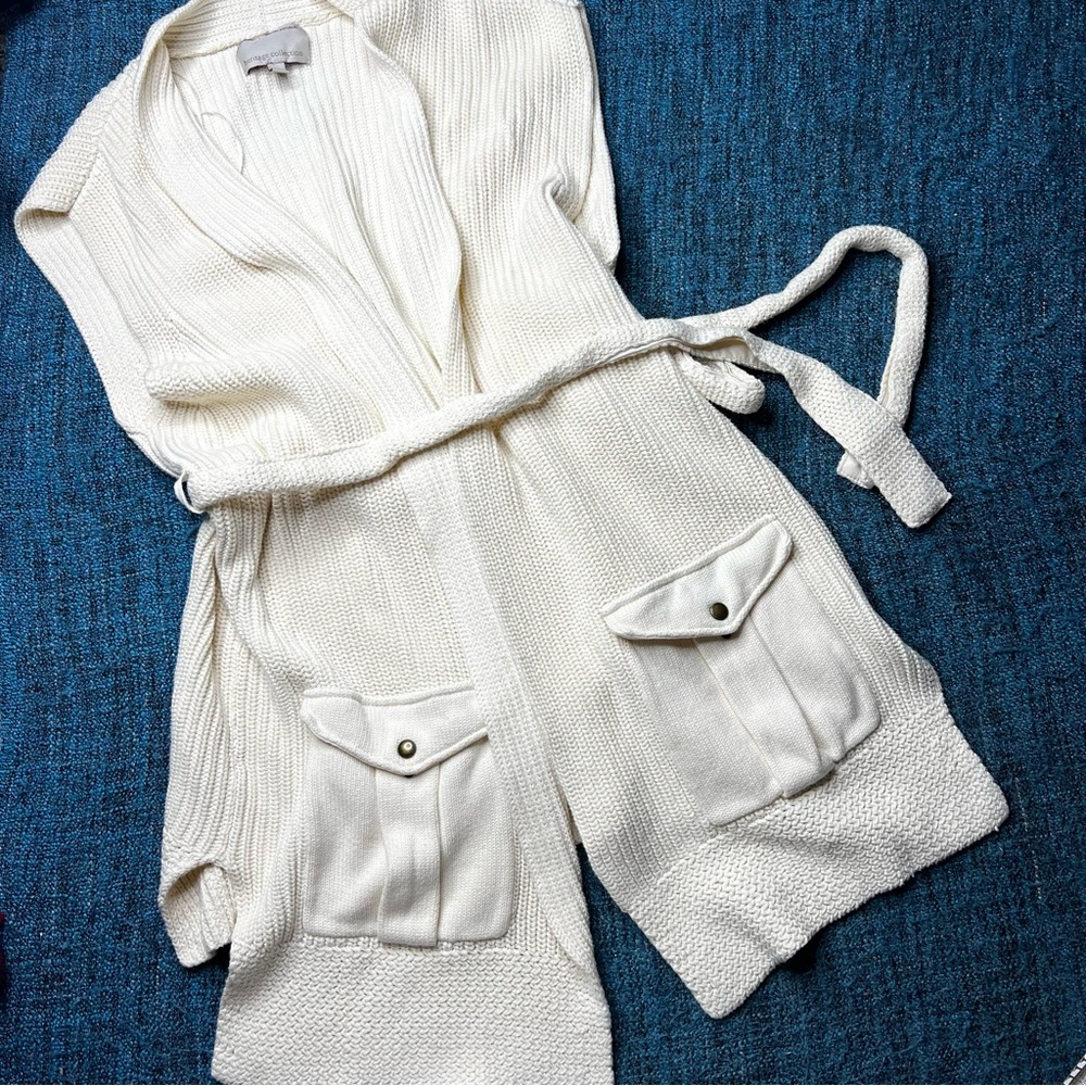 Banana Republic Heritage Collection Blanket Wrap Cardigan in Caribbean Sand